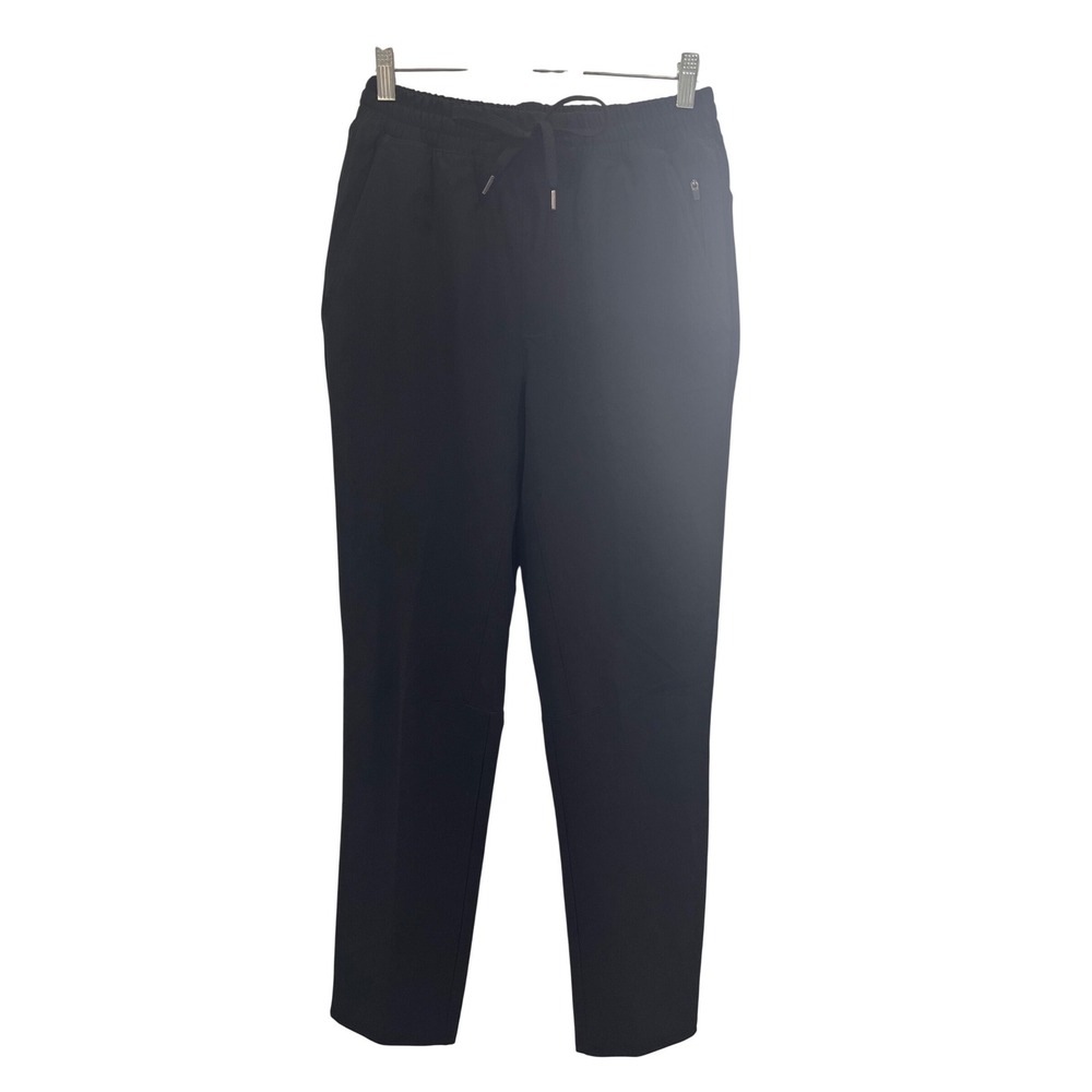 Right of Way Mens Performance Jogger Pants Black Stretch Elastic‎ Waist Small